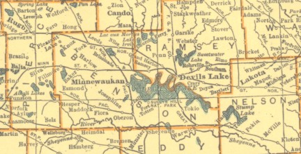 Devil's Lake, North Dakota, in 1927