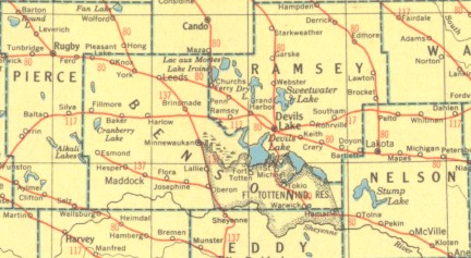 Devil's Lake, North Dakota, in 1952
